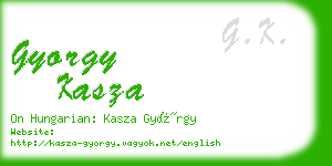 gyorgy kasza business card